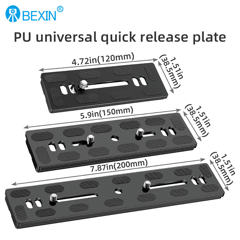 BEXIN Quick Release Plate 38.5mm Camera Mounting Plate for Arca Swiss Ball Head