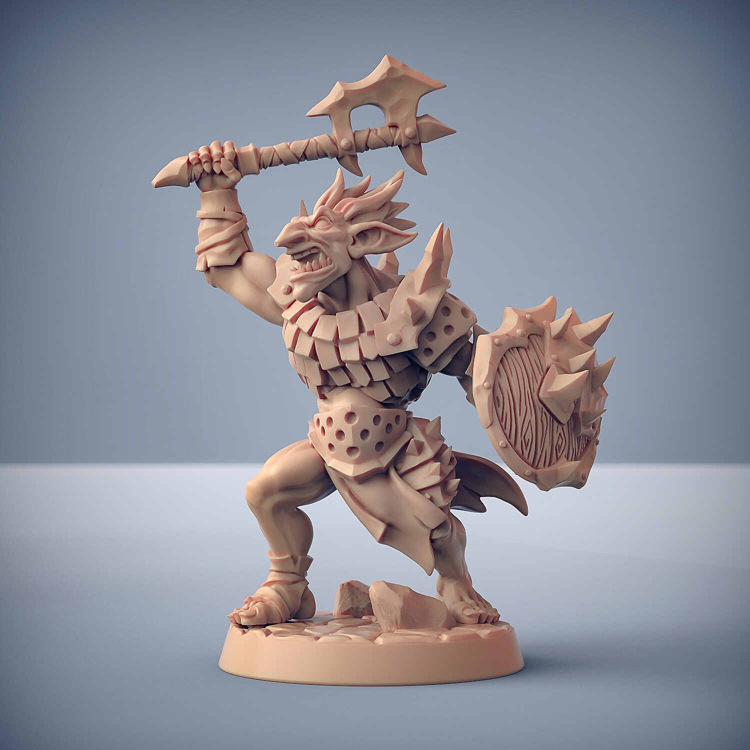 Hobgoblin Fighter Warrior Male B - Artisan Guild Dungeons and Dragons Miniature