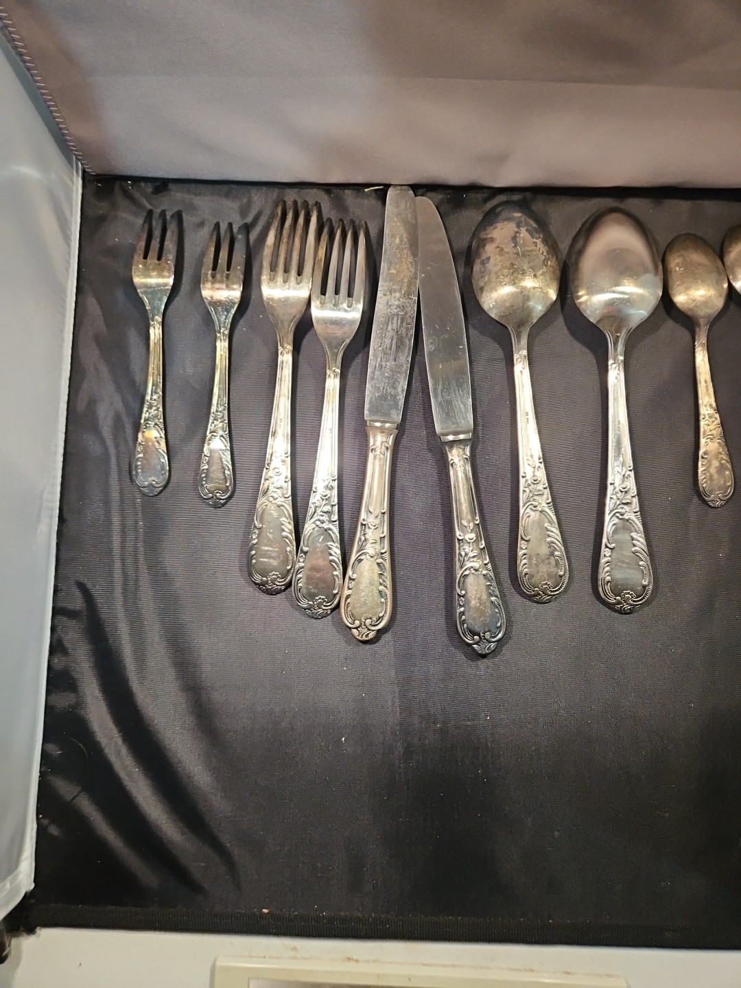10 Pcs Rostfrei Solingen 100 Plate Silverware Set