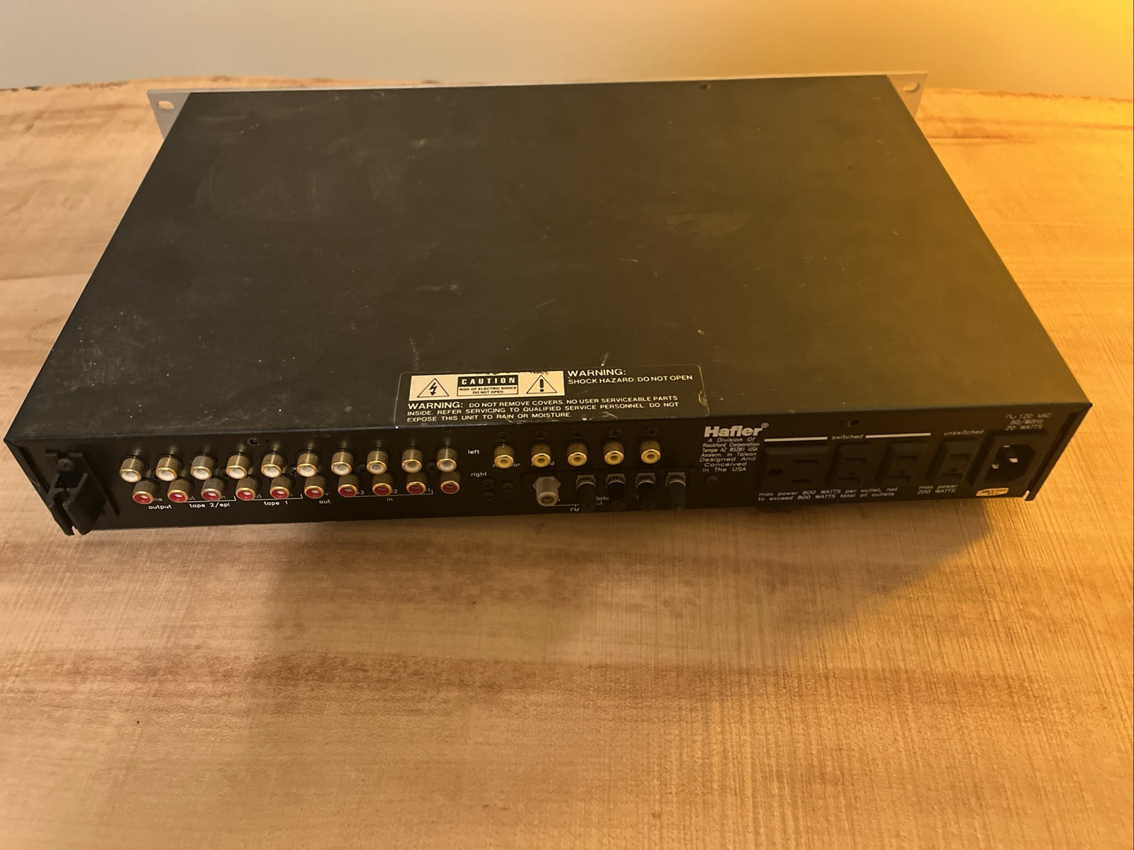 Hafler Series 945 Lateral Mosfet Stereo/Mono Block Pre Amp Tuner Circa 1991 USA