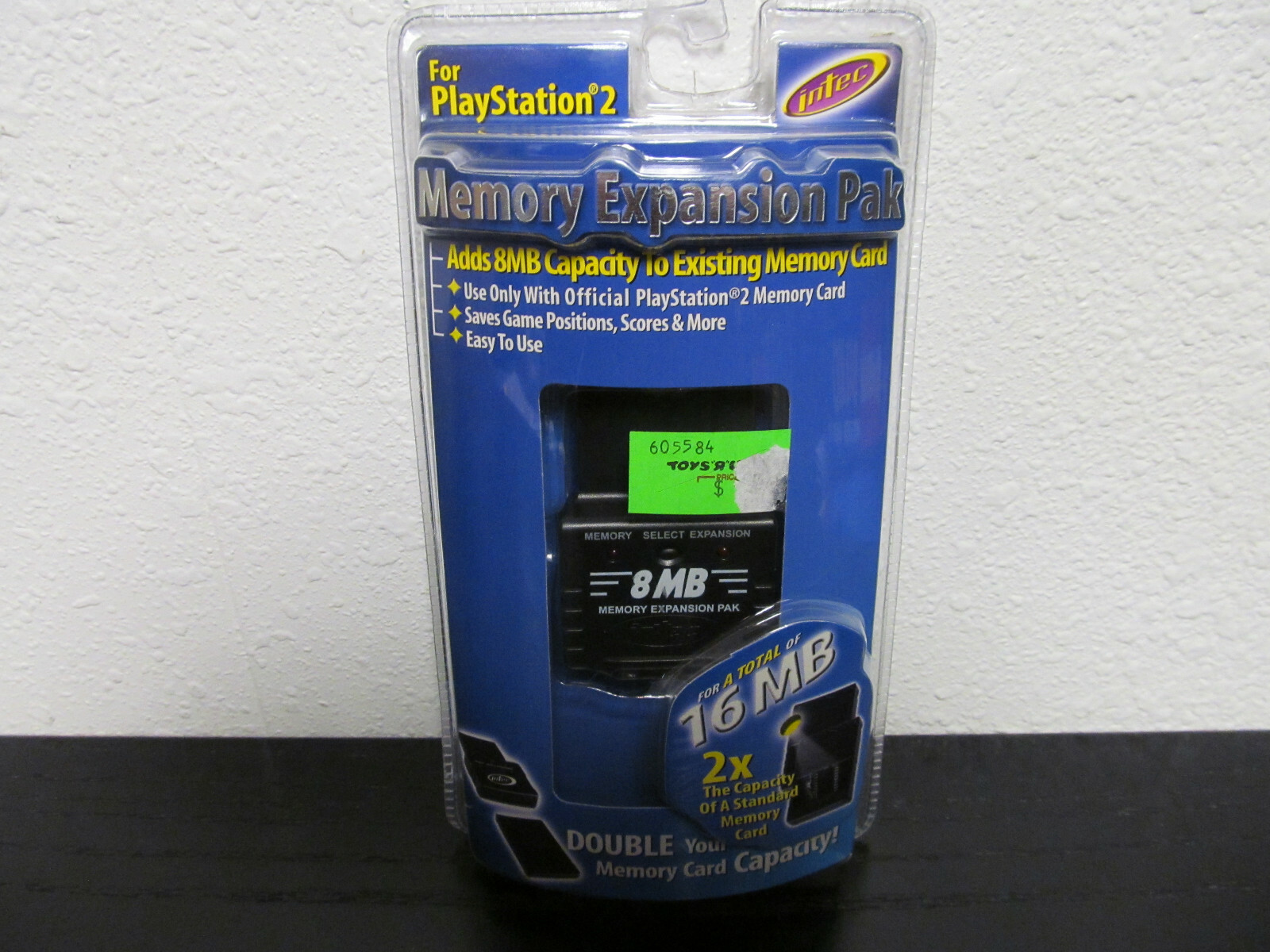 8MB PS2 Memory Card Expansion Pak For PlayStation 2 New Sealed Makes 16MB Total