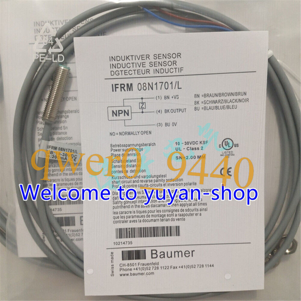 1PC New FOR Baumer IFRM 08N1701/L Proximity Switch Sensor