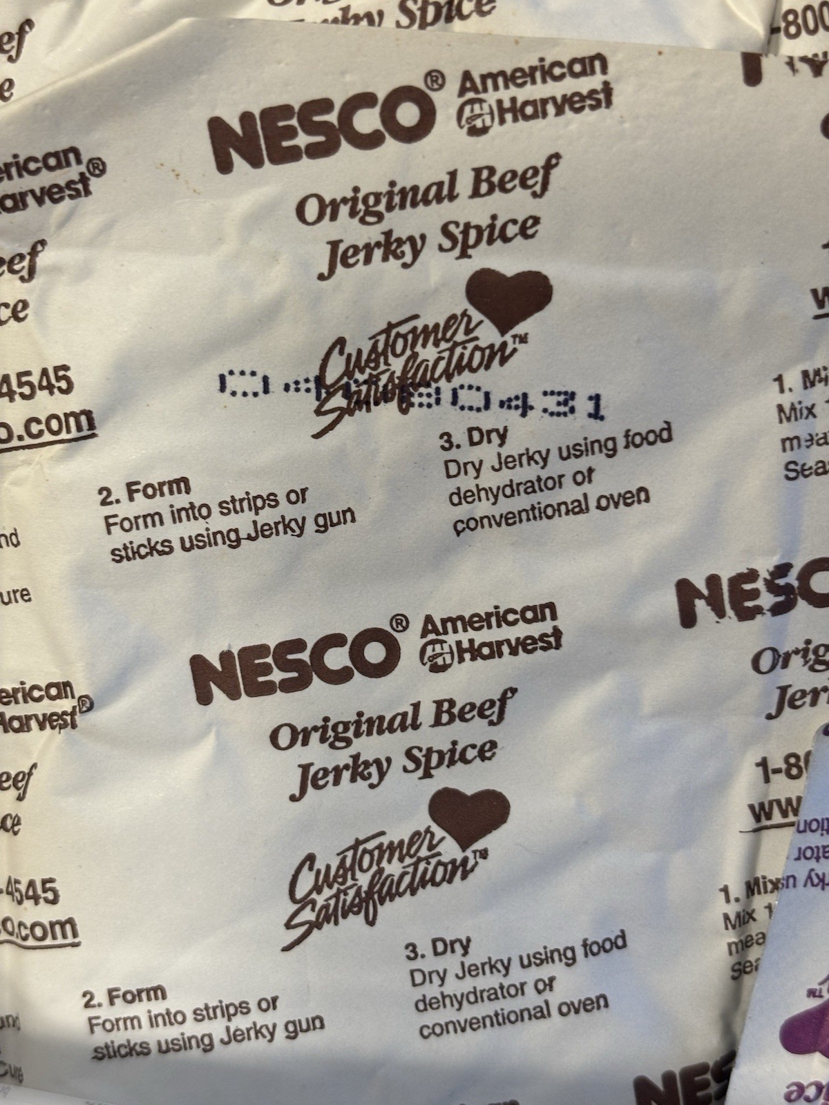 Nesco Beef Jerky Factory Plus ( American Harvest) Complete W/Packets