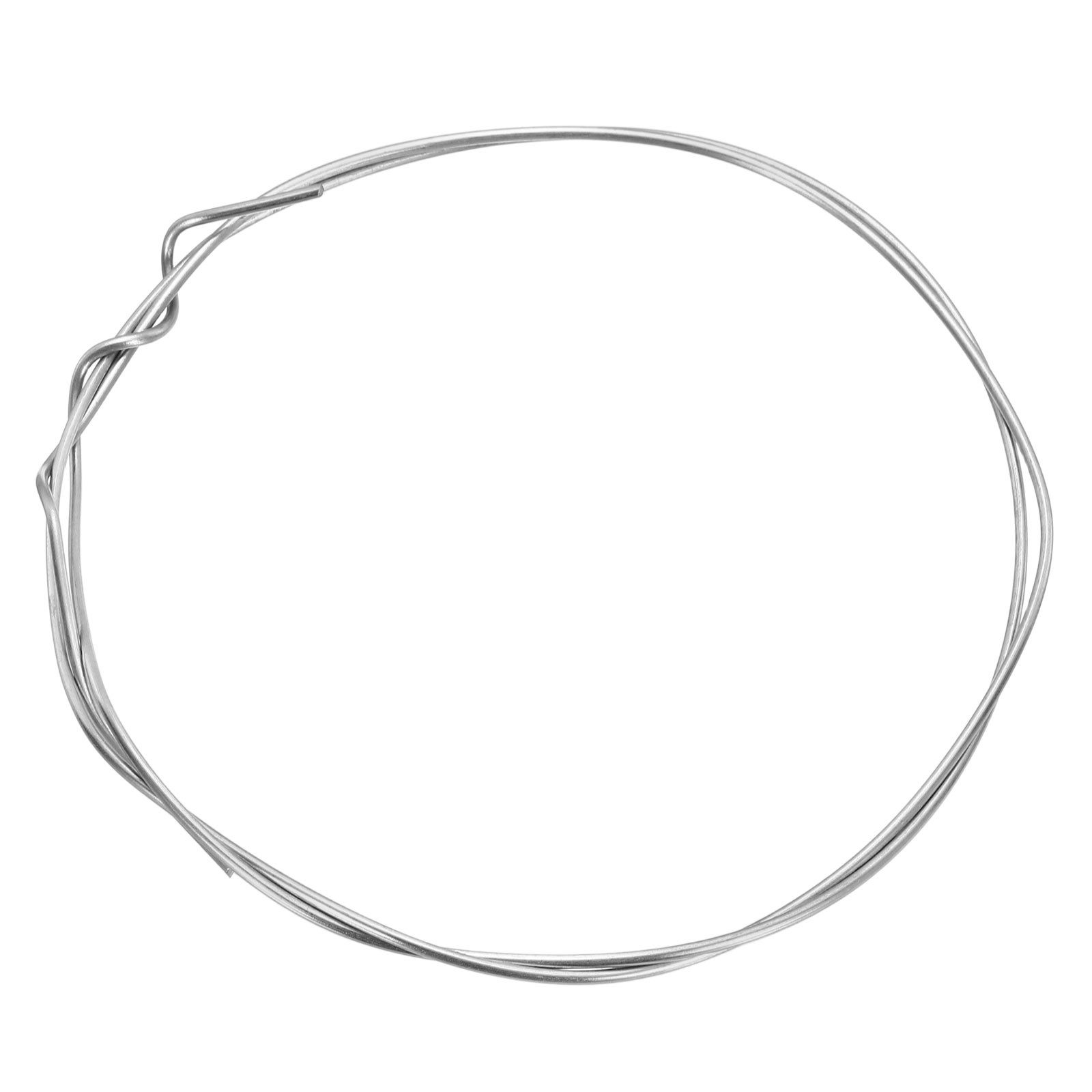 Titanium Wire TA1 3.3 Feet/1m 10 Gauge 2.5mm Silver | GR1 Pure Titanium Wires