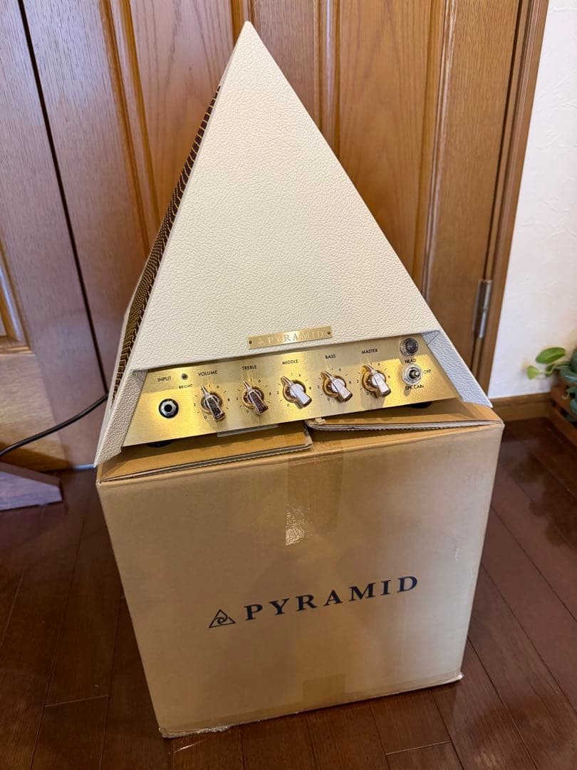 ZICCA AX Char Pyramid Amp Head White
