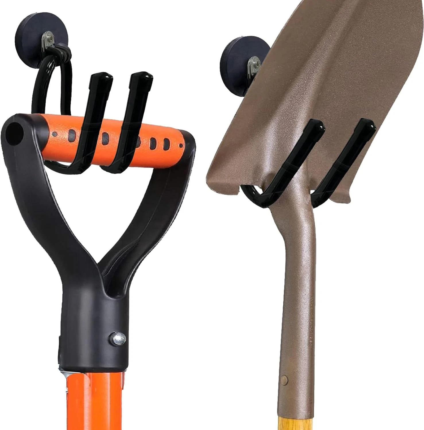 2 Pack Strong Magnetic Garage Storage Hooks, Heavy Duty Magnet Hanging Hooks