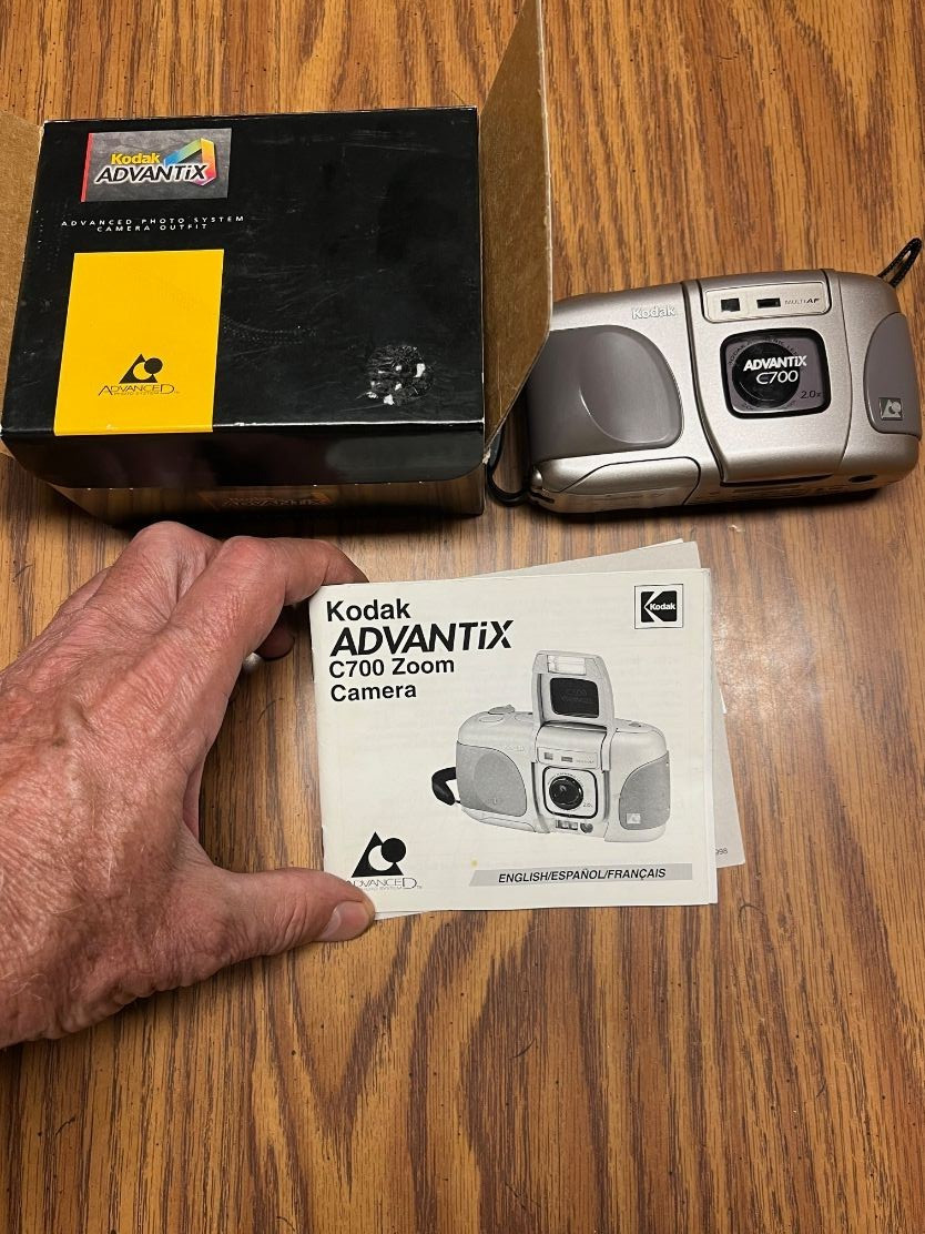 Kodak Advantix C700 Zoom Point & Shoot Film Camera Manual Tested/Working