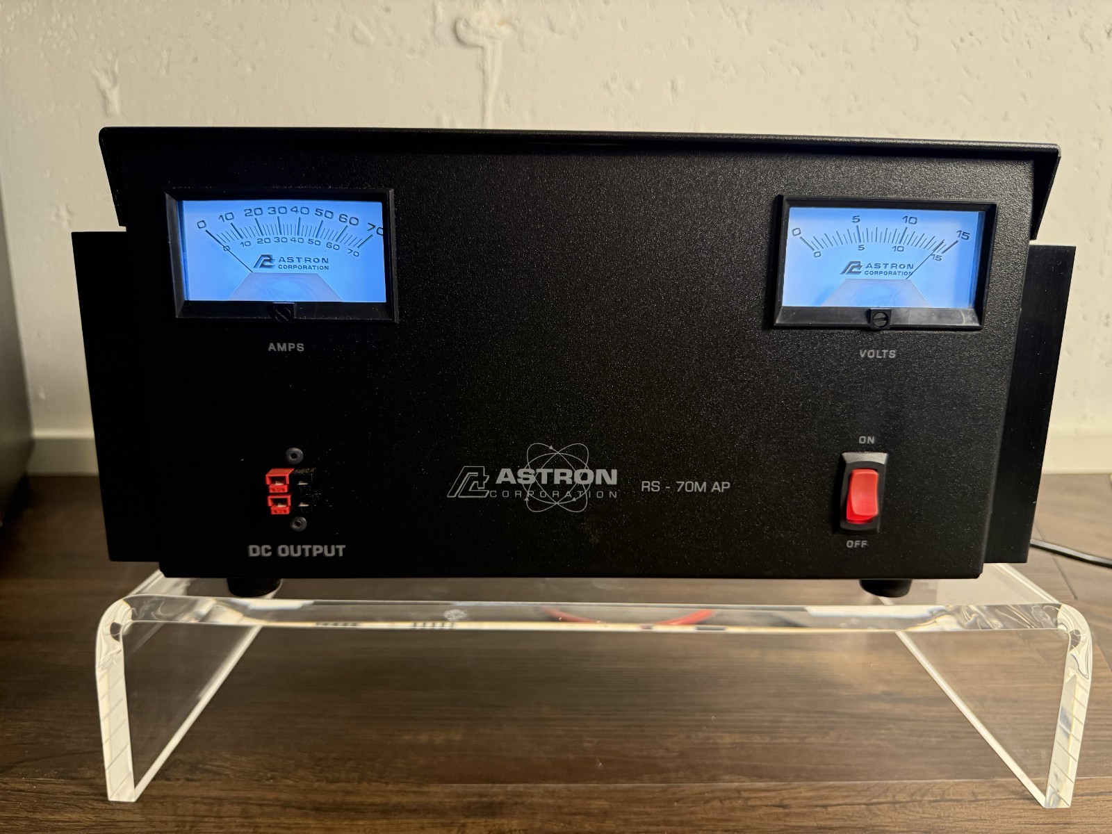 Astron RS-70M-AP Power Supply with Anderson Power Poles and Dual Meters
