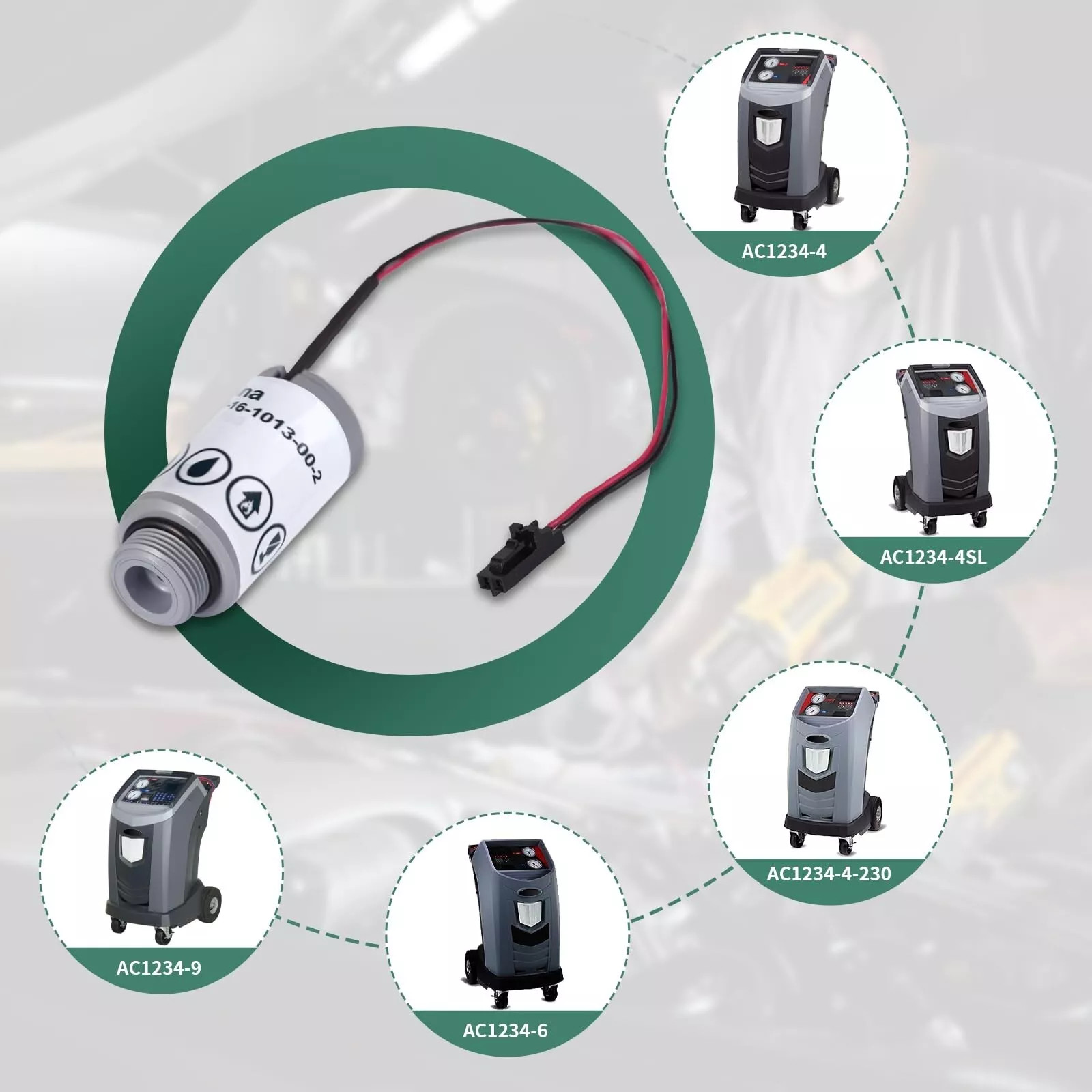 For Robinair R-1234yf Machine Replacement Oxygen Sensor - 16916 Oxygen Sensor