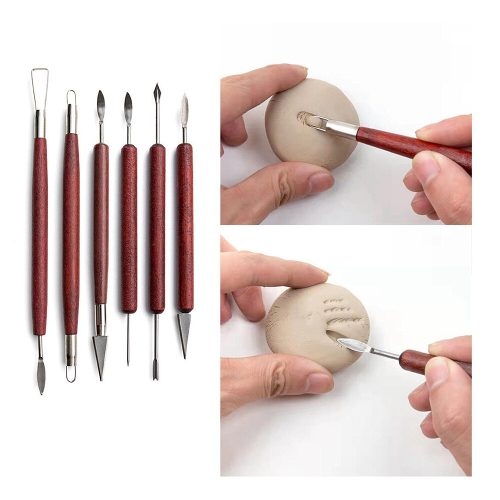 12pcs Clay Sculpting Tools Ceramic DIY Pottery Carving Tool for Beginners