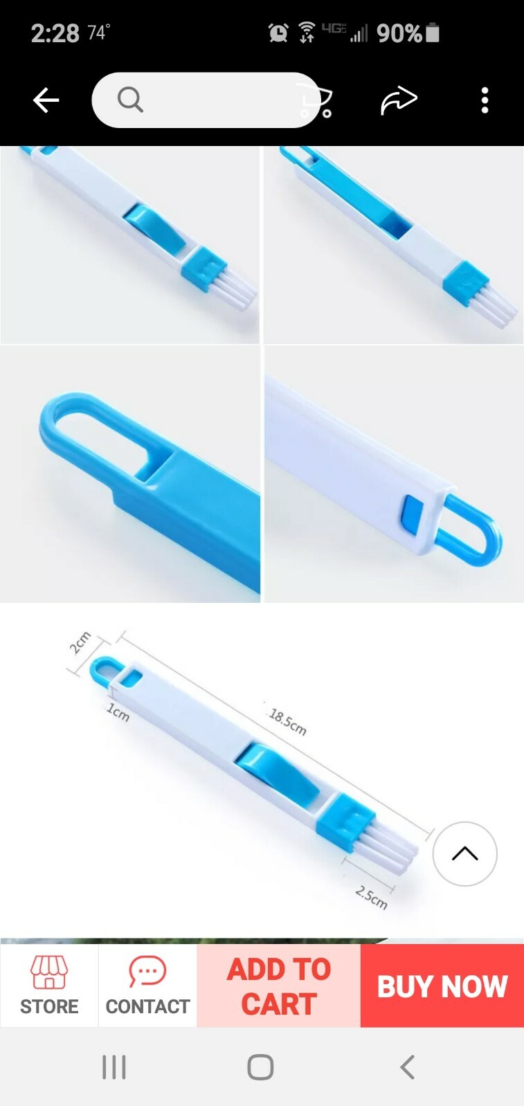 Multifunctional Cleaning Brush Computer Tight Spots Window Tracks RAA