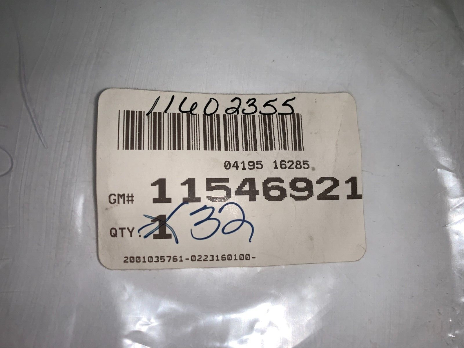 GM 11602355 Window Frame Clip