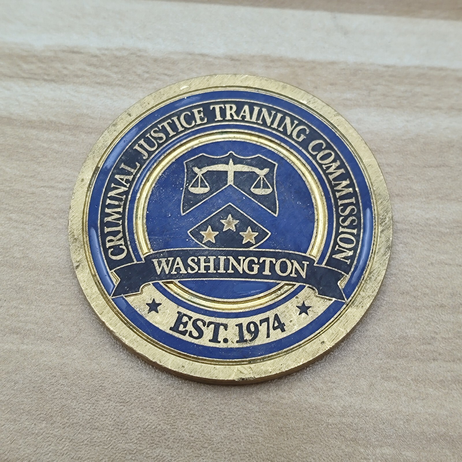 Washington Criminal Justice Training Commission Challenge Coin