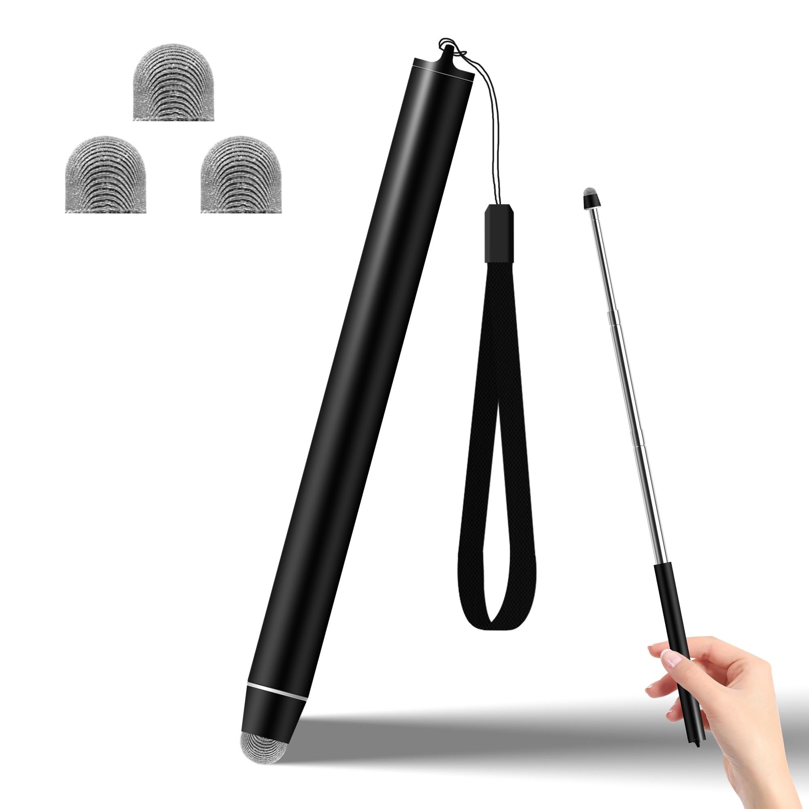Telescopic Stylus Pen Extendable High Precision Soft for Touch Screens - Ideal