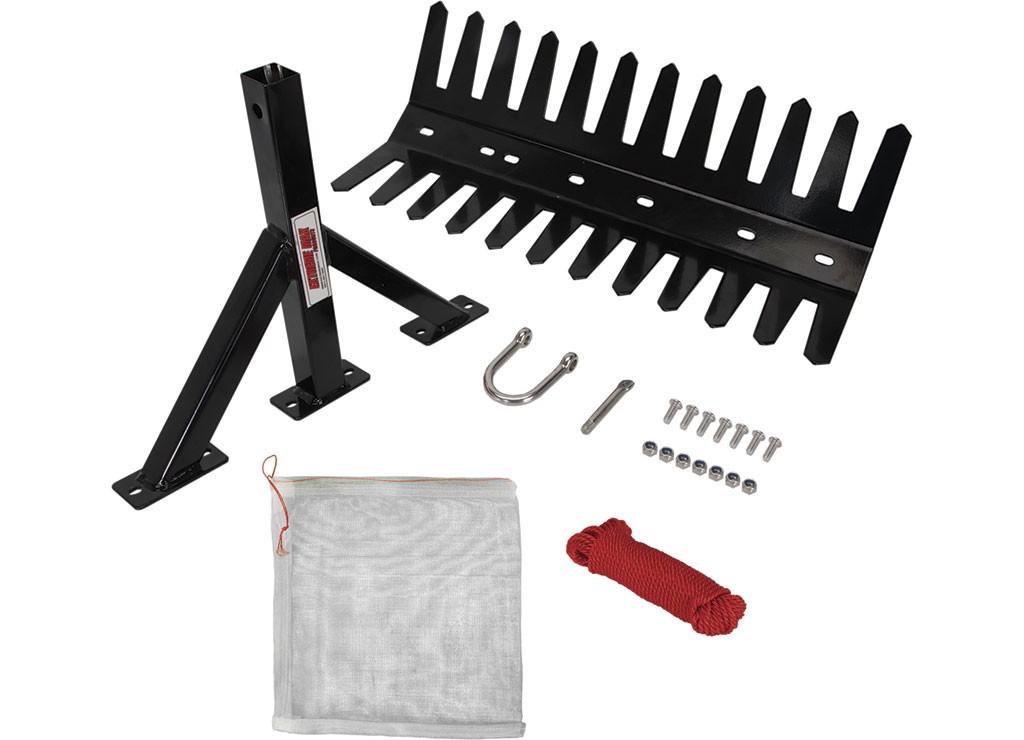 Extreme Max 3005.4398 Throwable Steel Weed Rake - 16"