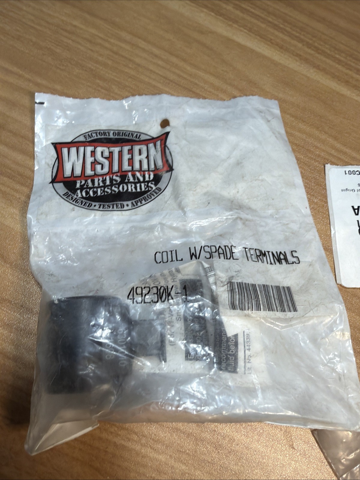 Genuine OEM Western Coil w/ spade terminals Snow Plow 49230K-1 /63010101608