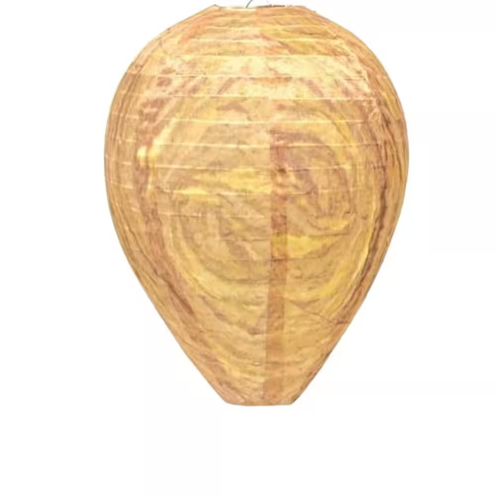 Outdoor/Indoor Hanging Wasp Nest Decoy-Waterproof Effective Deterrent Bee Hornet