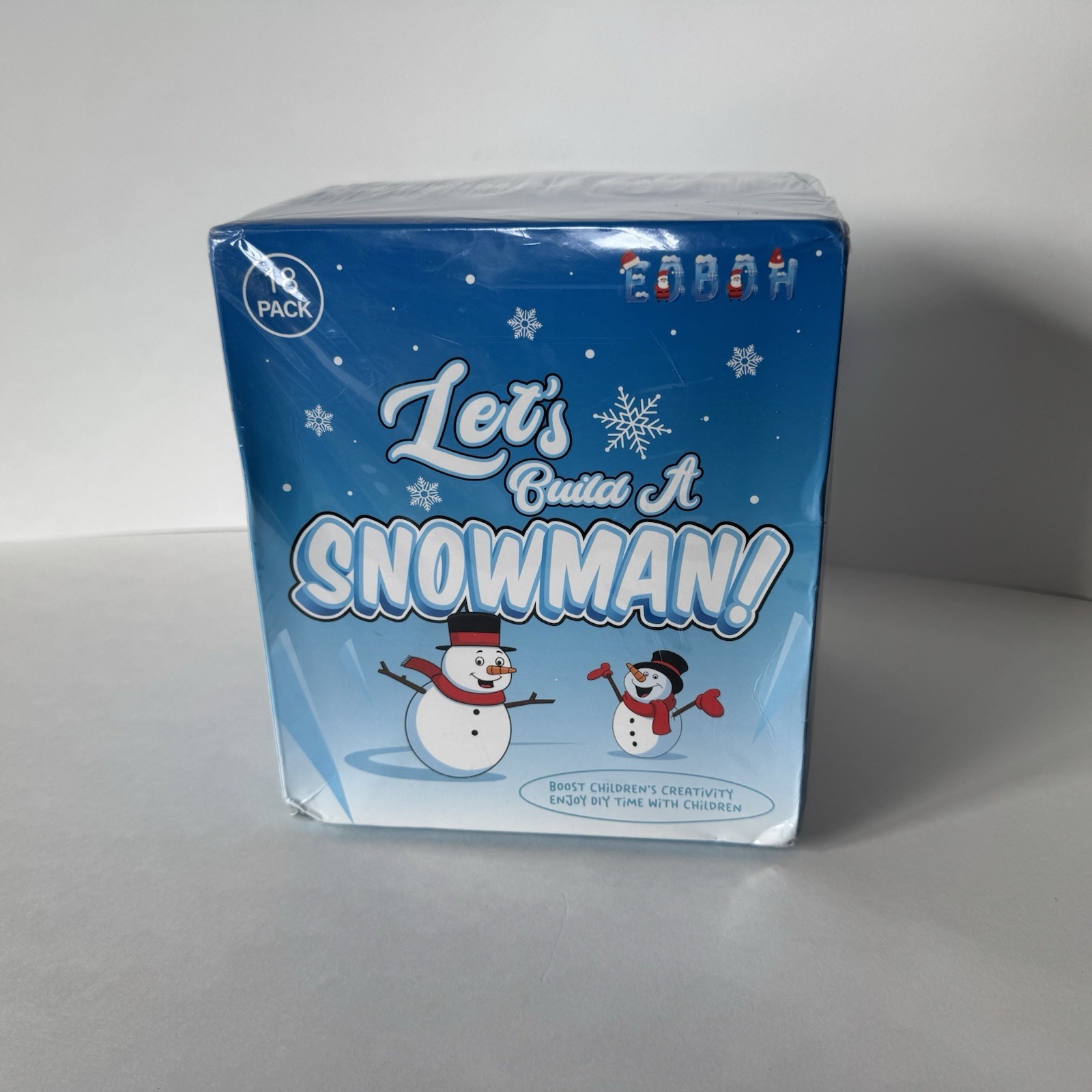 18 Pack Build a Snowman Kit, Snowman Kit DIY Winter Decorations Indoor, Chris...