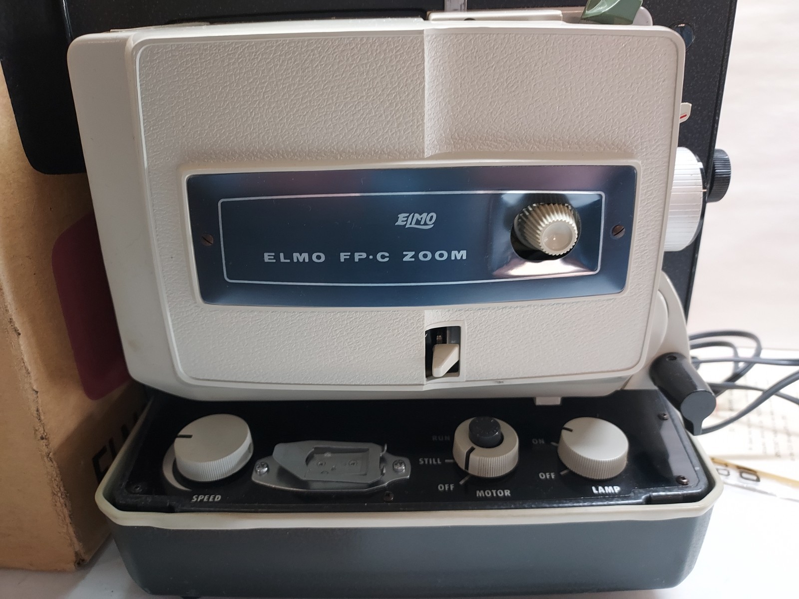 Vintage Elmo FP-C 8mm Portable Projector - In Box