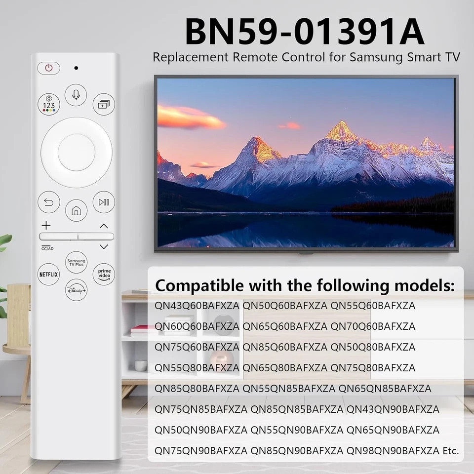 BN59-01391A Voice Remote Replacement for Samsung Frame TV Remote