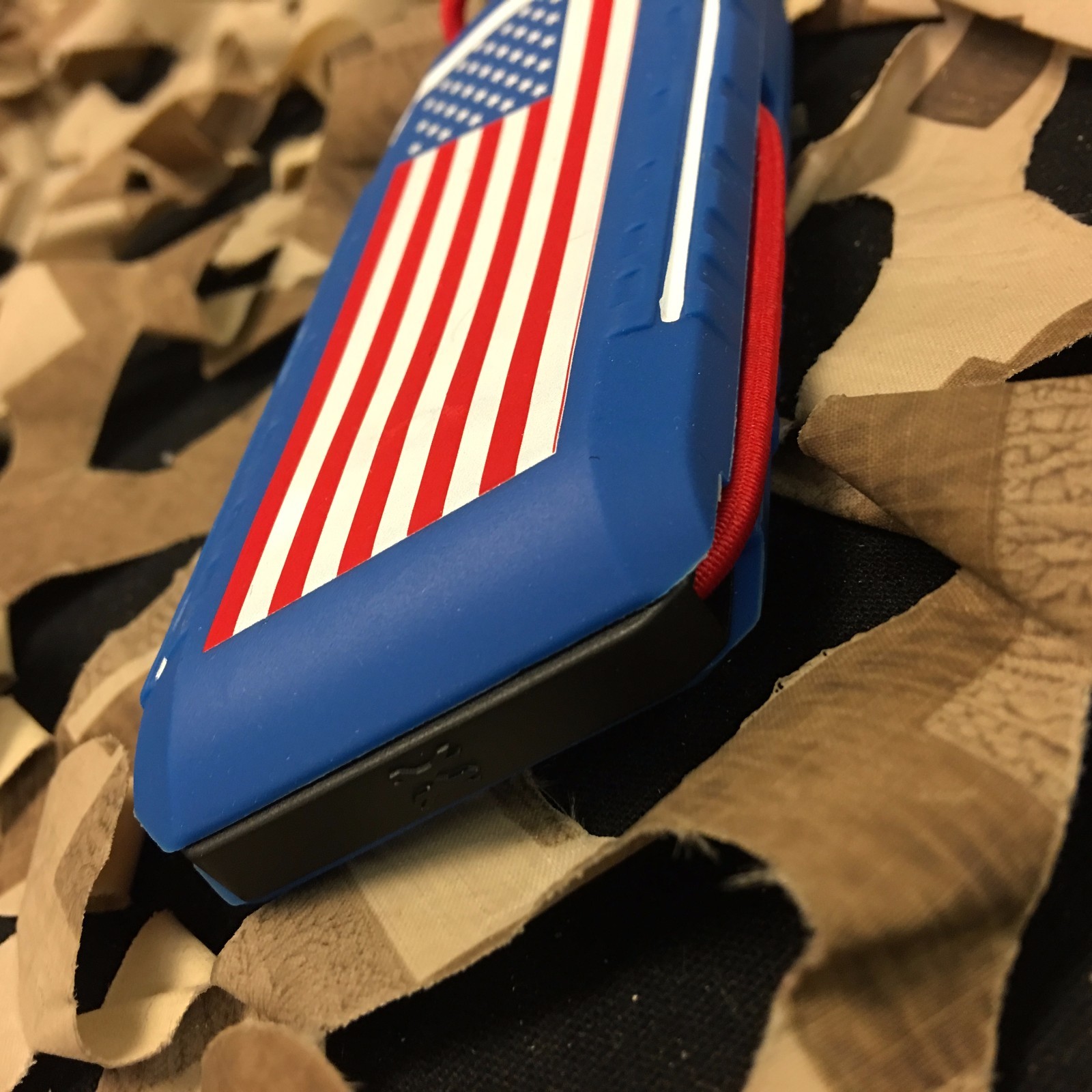 NEW HK Army Ball Breaker 2.0 Barrel Cover Sock Plug Condom - USA Red/White/Blue