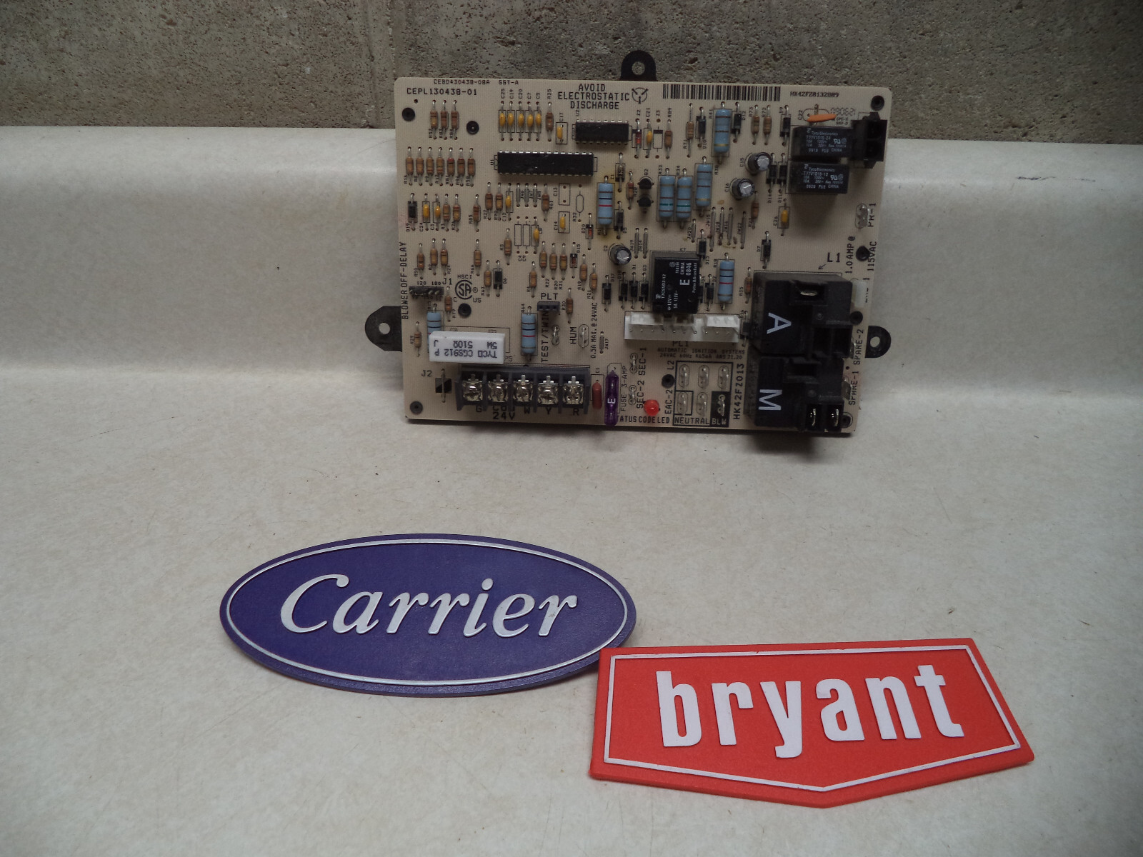Bryant Carrier Furnace Circuit Board # HK42FZ013