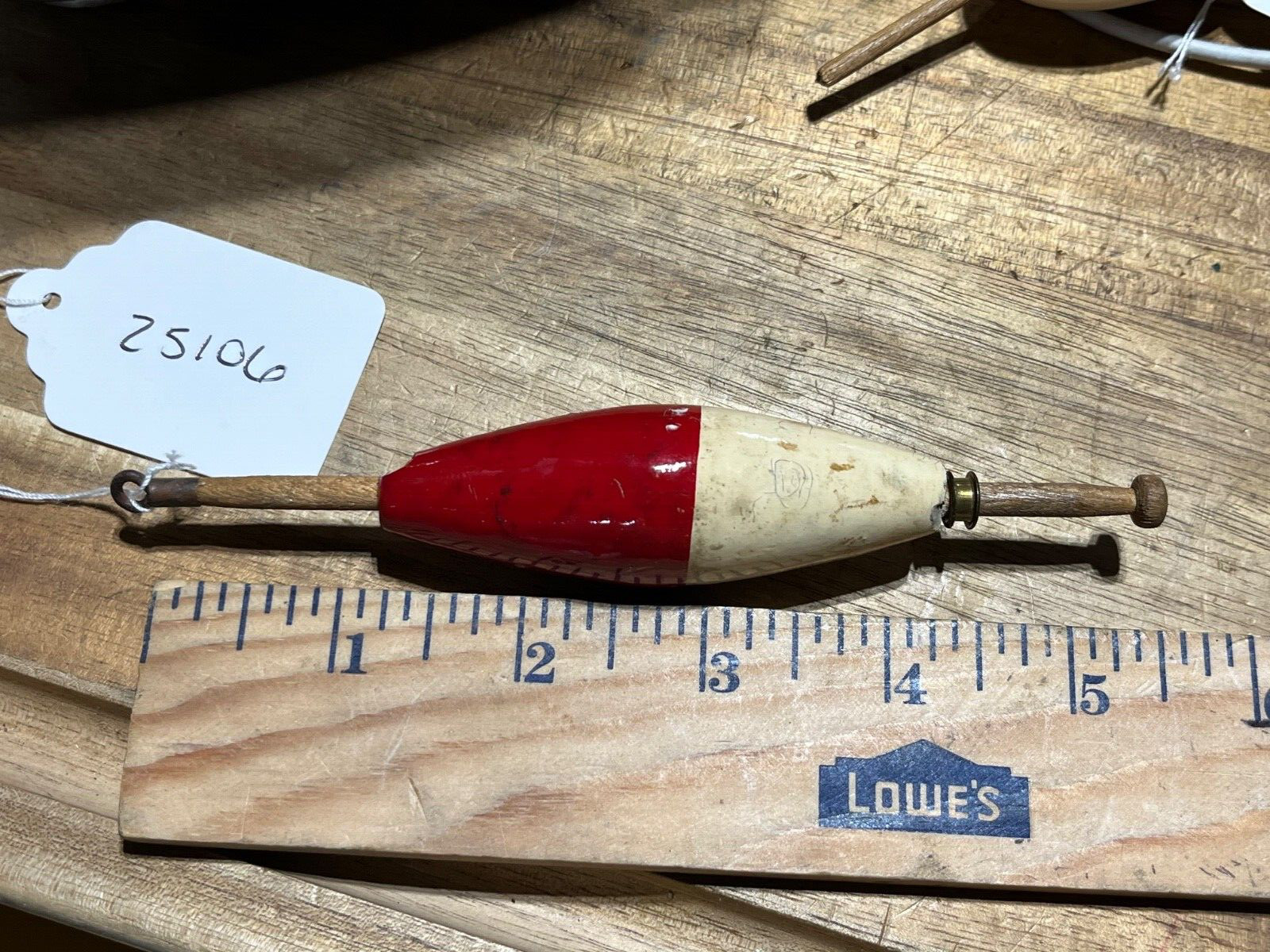 Vintage cork fishing bobber (25106)