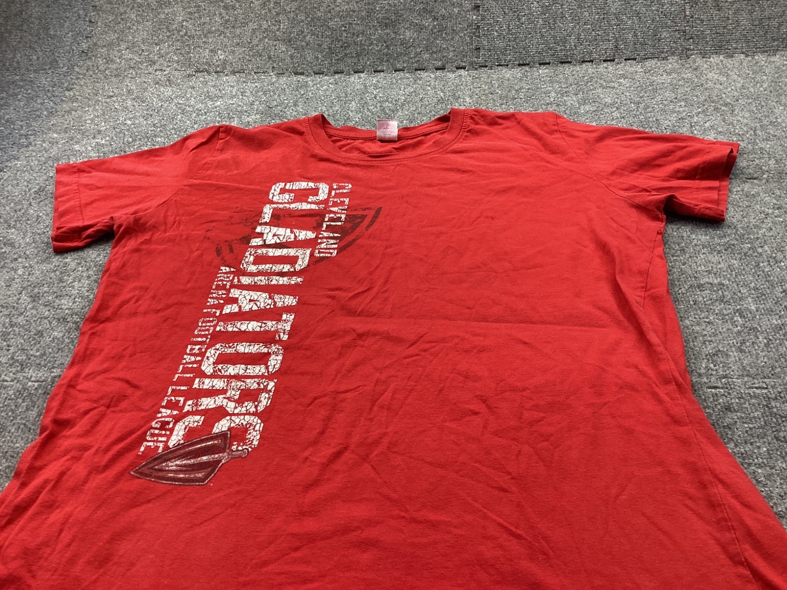 Cleveland Gladiators T Shirt Mens X-Large Red Arens Football League Tee