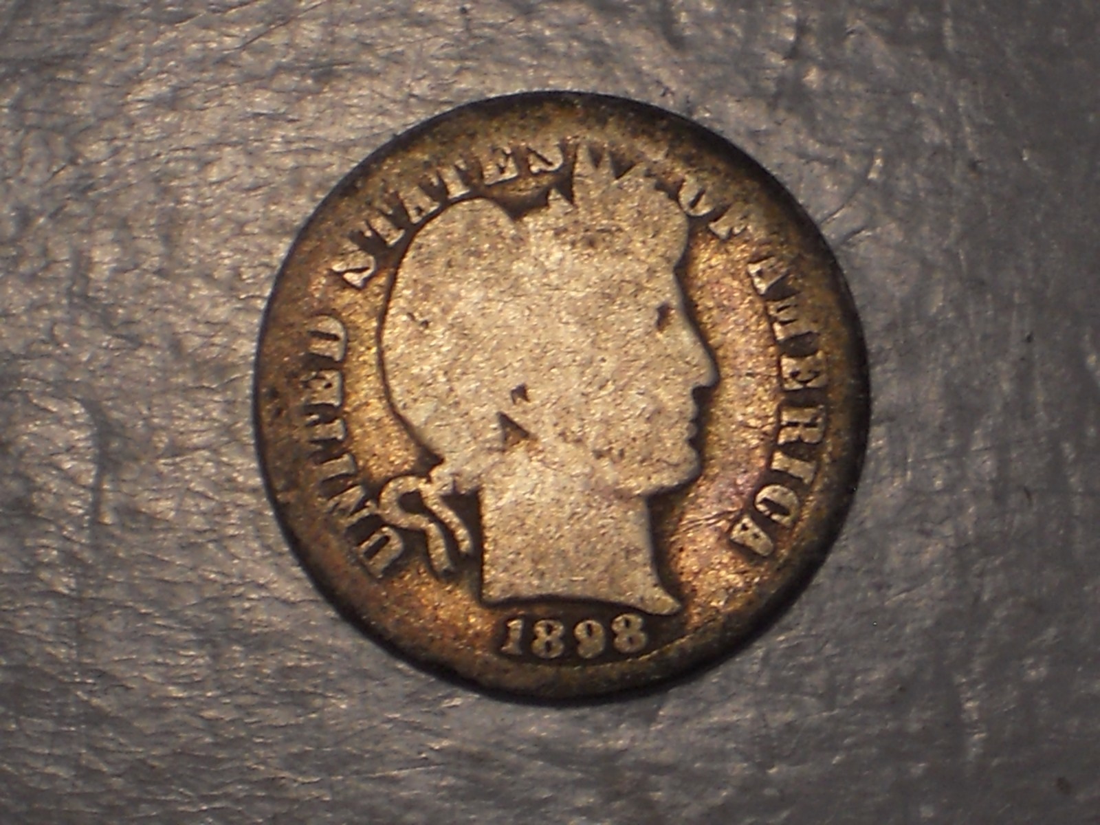 1898 O Barber Dime (Attractive)