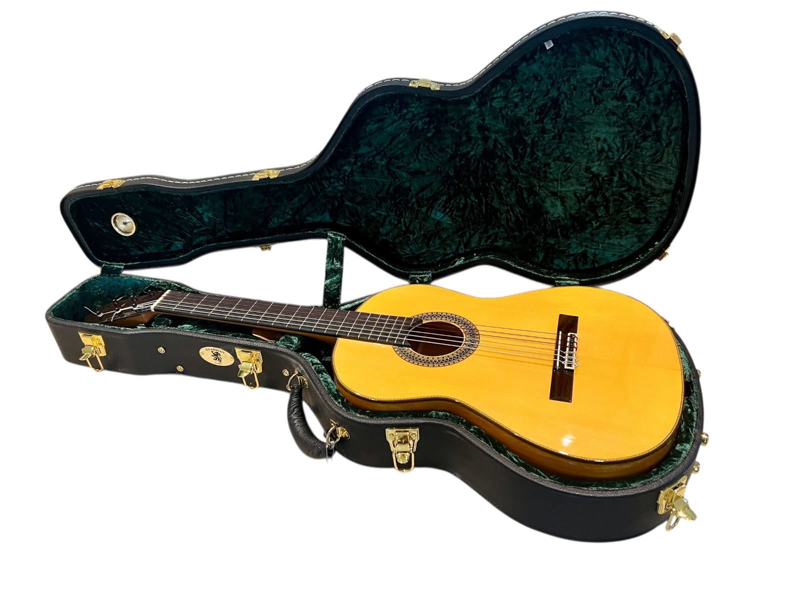 NEW Juan Montes Flamenco Guitar 132 w PEGS Cypress + Solid Spruce Top Made Spain