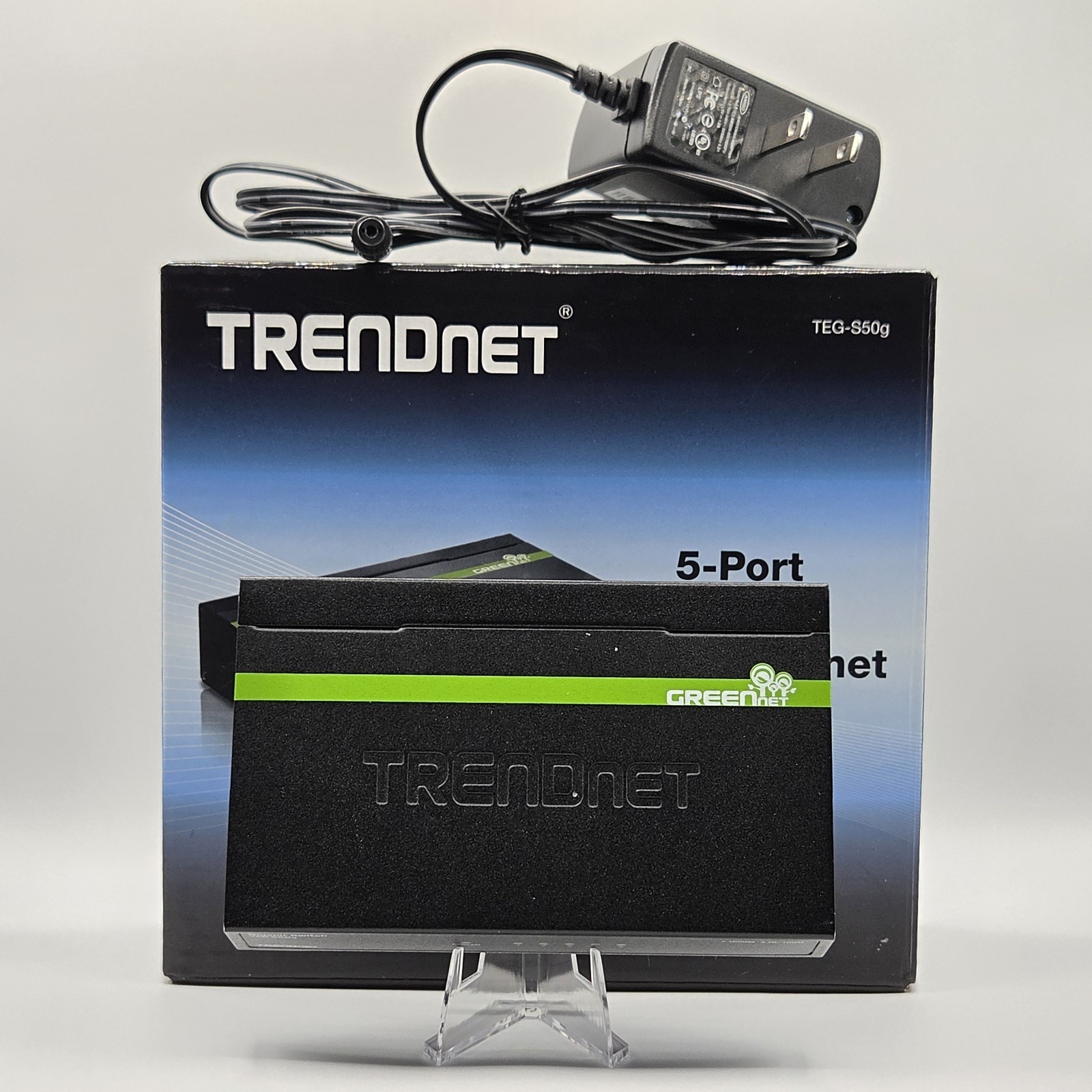 TRENDnet TEG-S50g 5-Port Gigabit Ethernet Switch GREENnet Metal Plug & Play