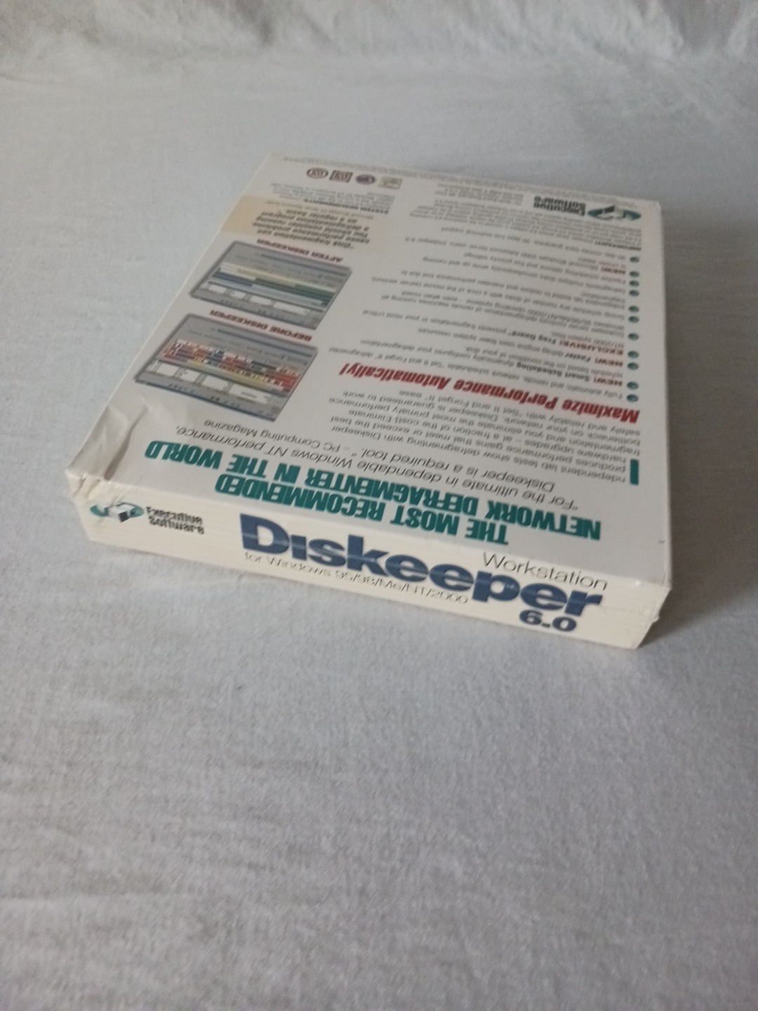 NEW SEALED Executive Software Workstation Diskeeper 6.0 Windows 95/98/ME/NT/2000