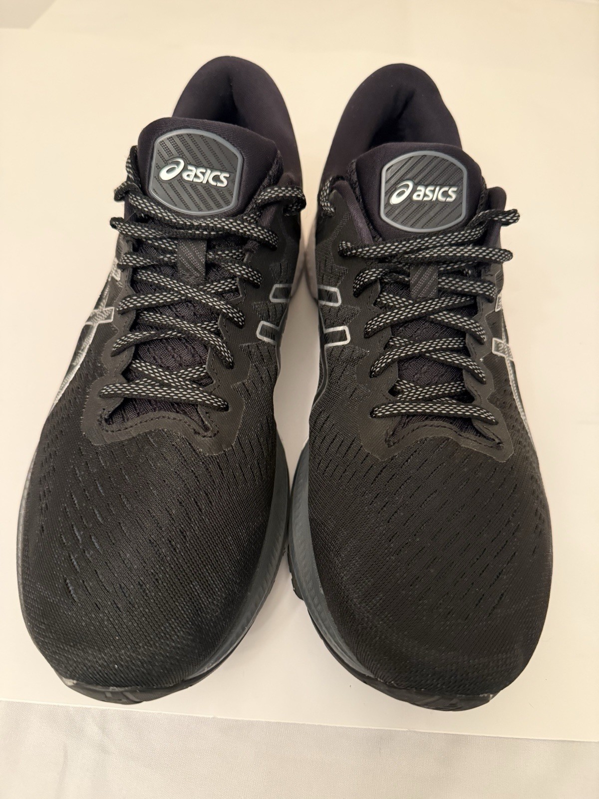 ASICS 1011A767 Men's Black Synthetic Fiber Running Sneakers US 12 Breathable