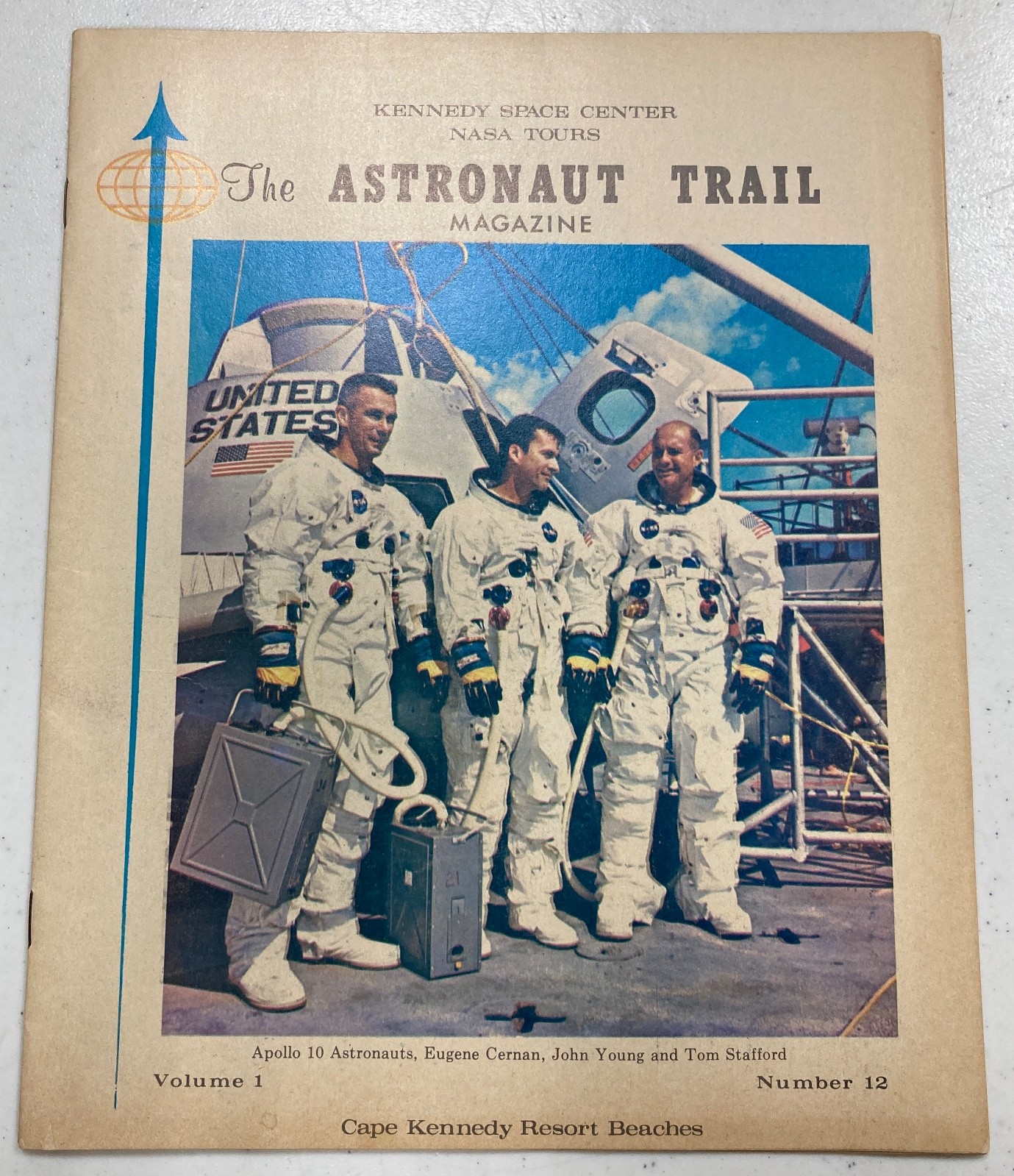 Vintage 1969 NASA The Astronaut Trail Magazine Kennedy Space Center Vol 1 # 12