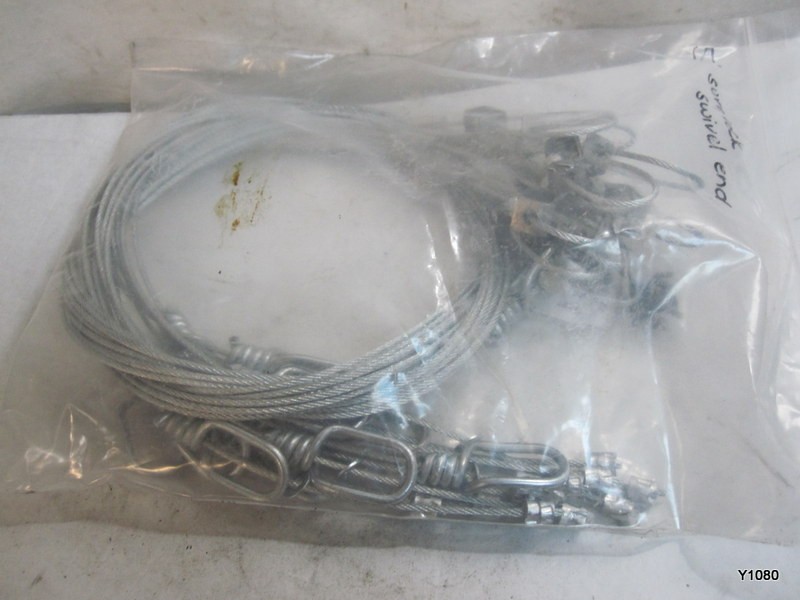 Trap Tags 5' Snare Extension Cable Extender sure lock swivel end