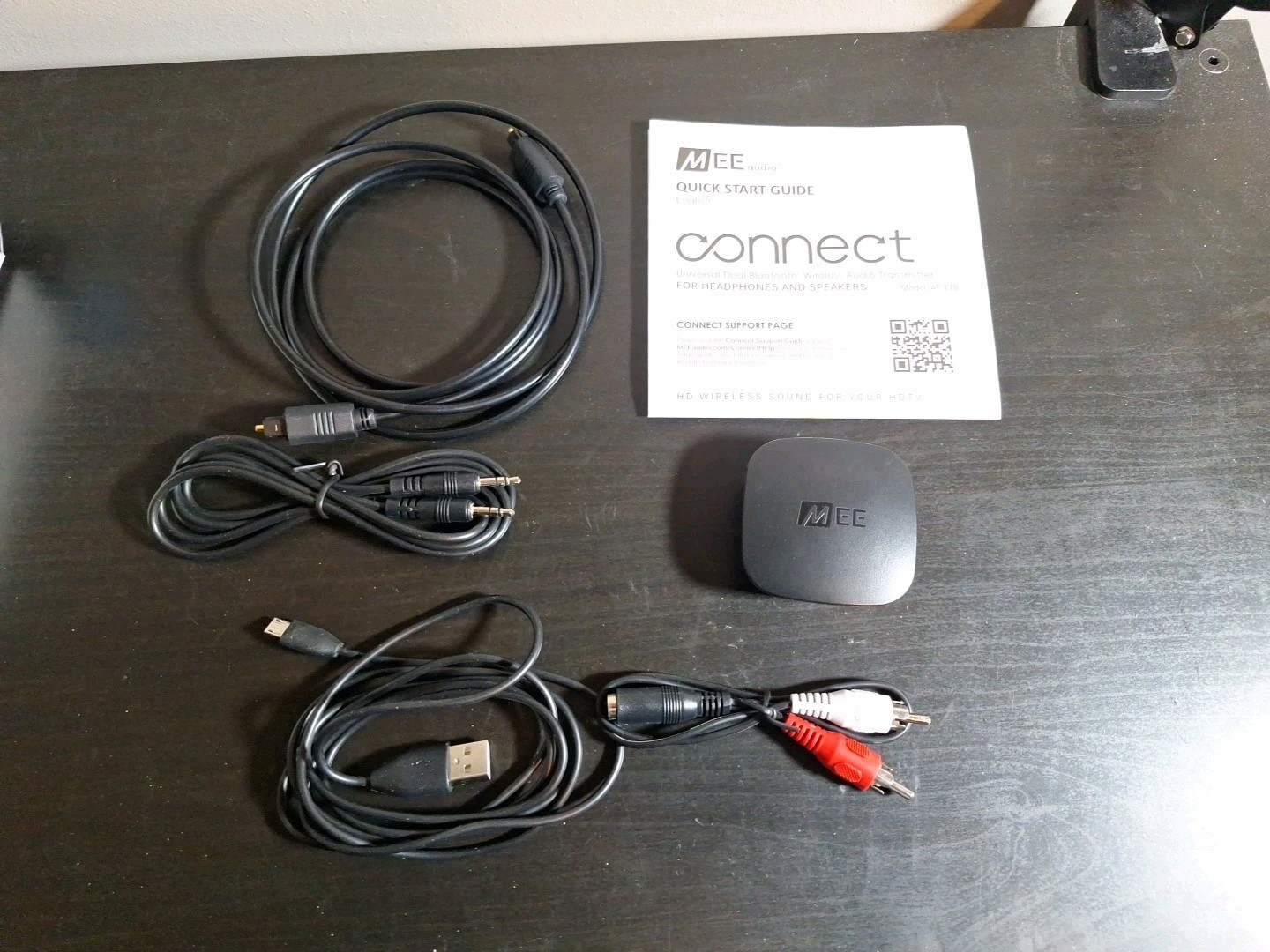 MEE audio Connect Universal Dual-Headphone Bluetooth Wireless Audio Transmitter