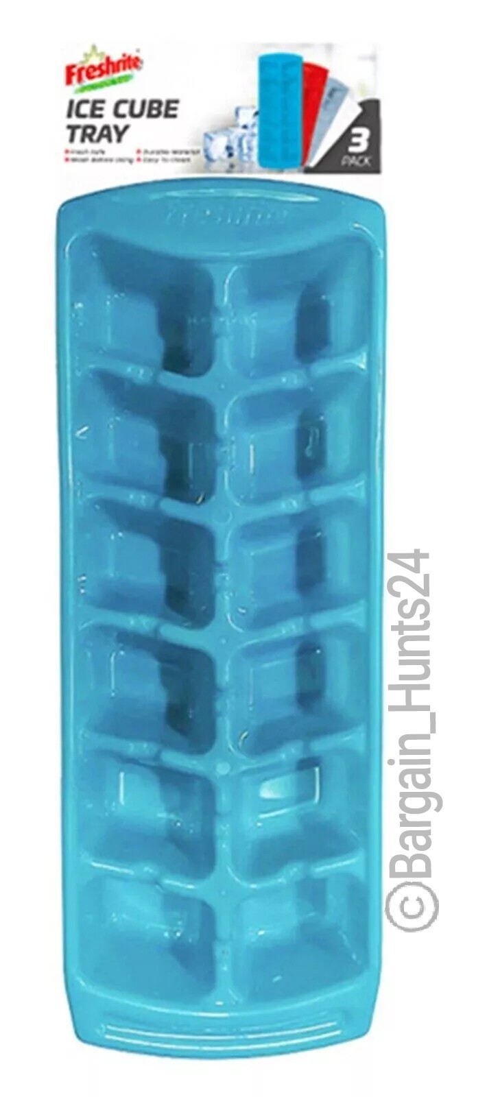 3 Counts Set Ice Cube Tray Home Smart Freezer & Dishwasher Safe,12 Ice Cube Mold