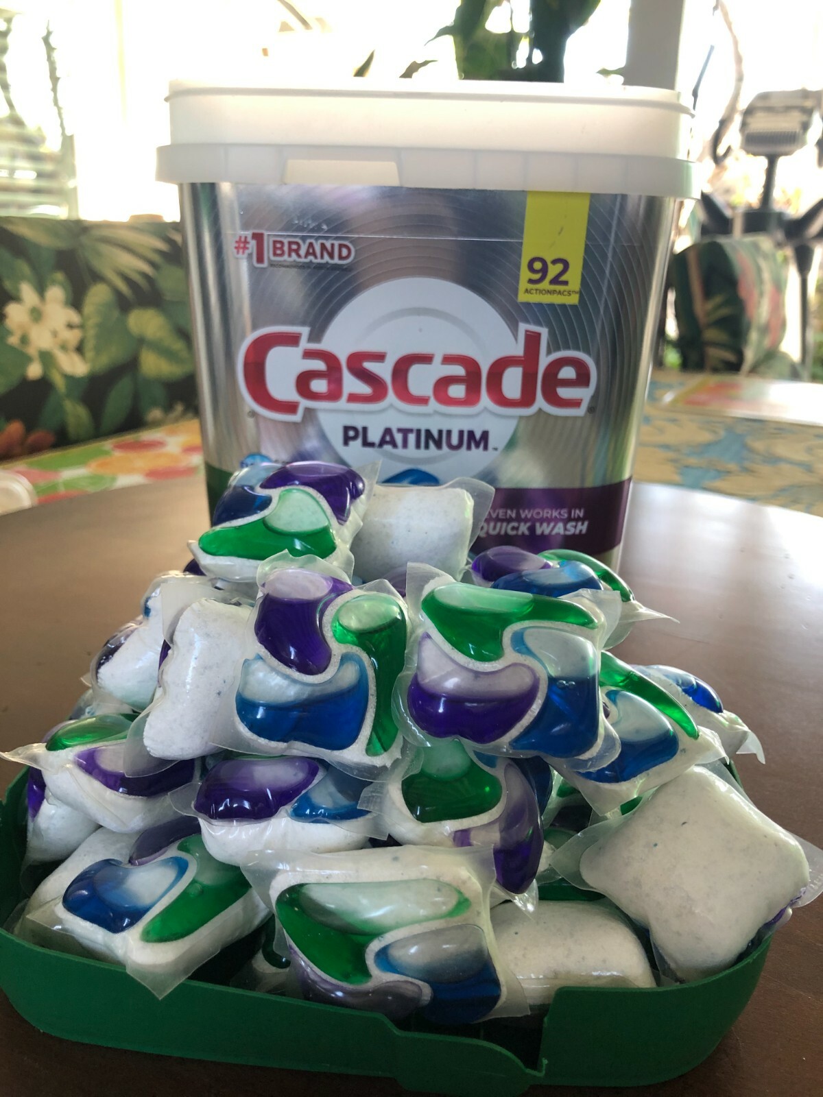 Cascade Platinum ActionPacs Dishwasher Detergent - 92 Count Fresh Scent