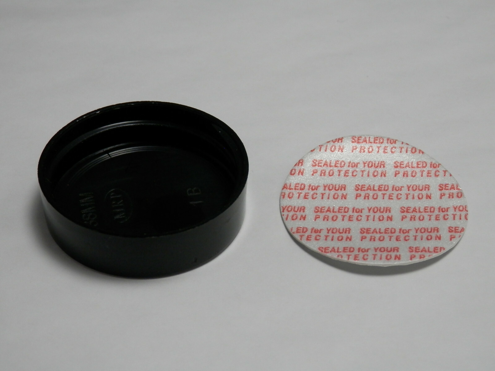 PLASTIC SCREW CAPS 12 BLACK 38/400 FITS GALLON GLASS JUGS & HALF GAL GROWLERS