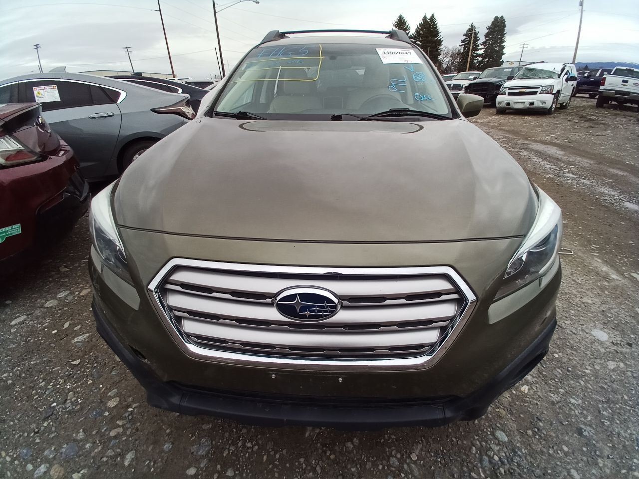 Active Air Shutter from 2017 Subaru Legacy Outback 2.5L 12862352