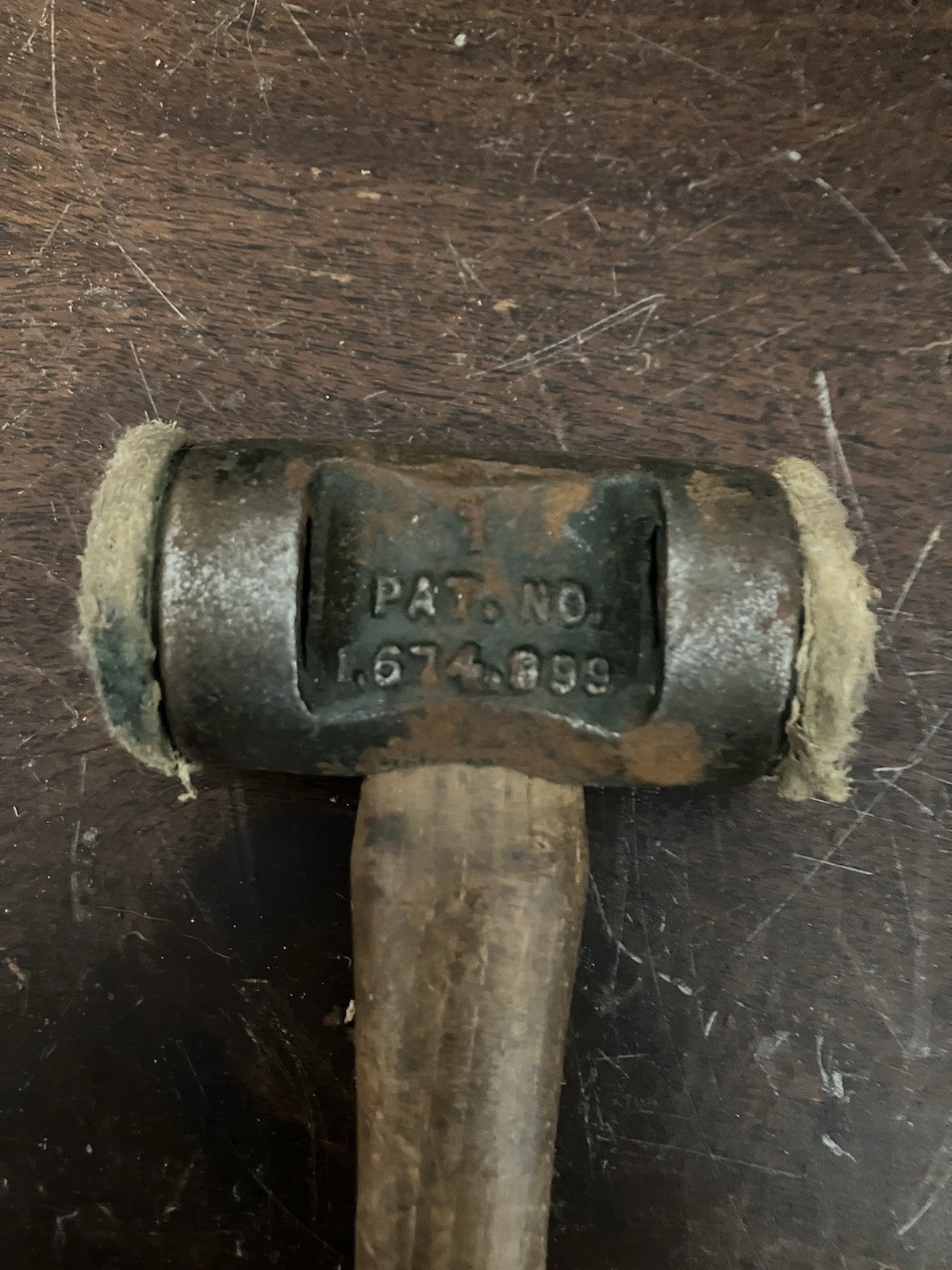 Garland Raw Hide Mallet: Saco, ME.