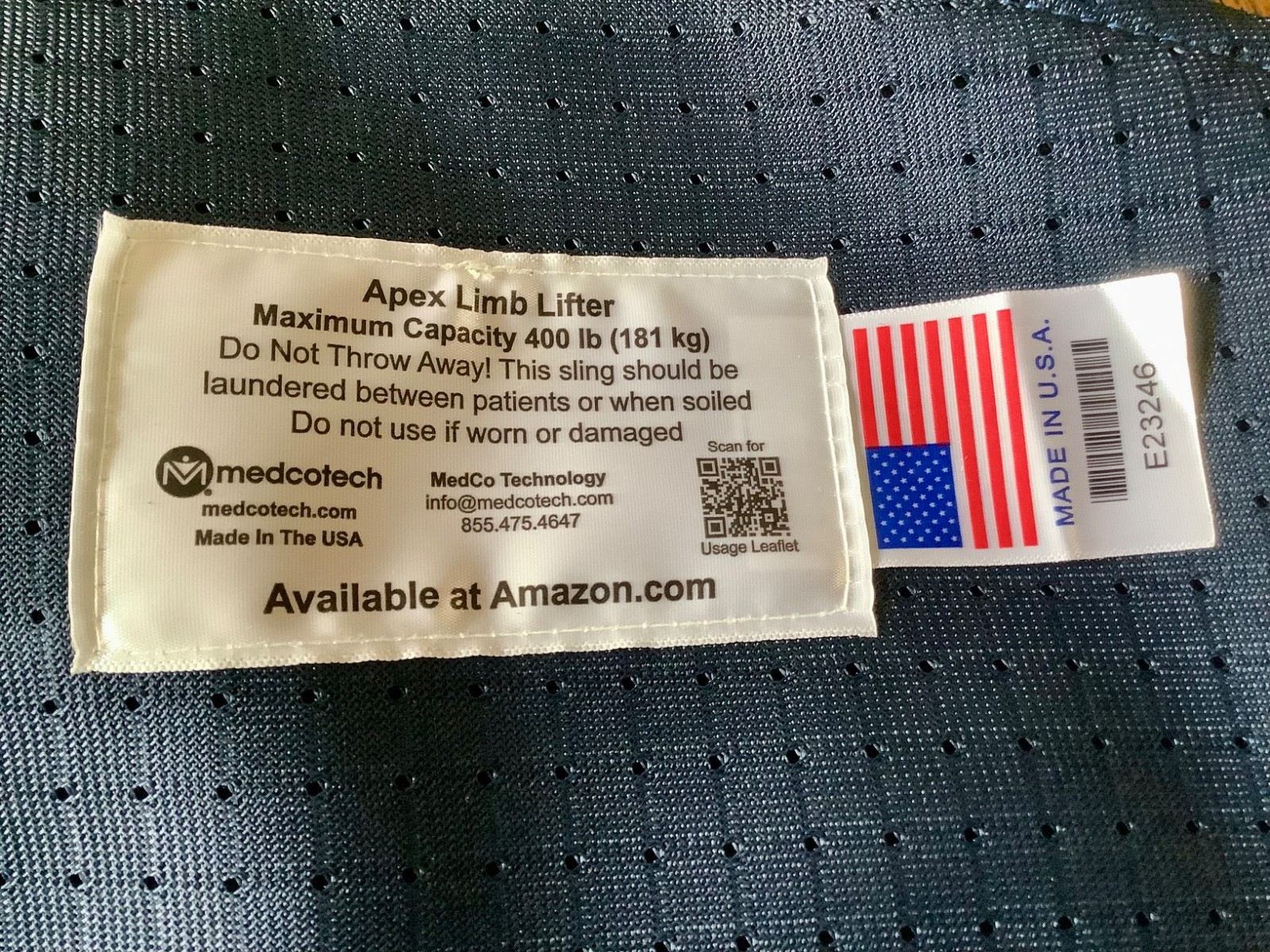 APEX LIMB LIFTER FOR LEG LIFTING ASSISTANCE 400 Lb max US MADE