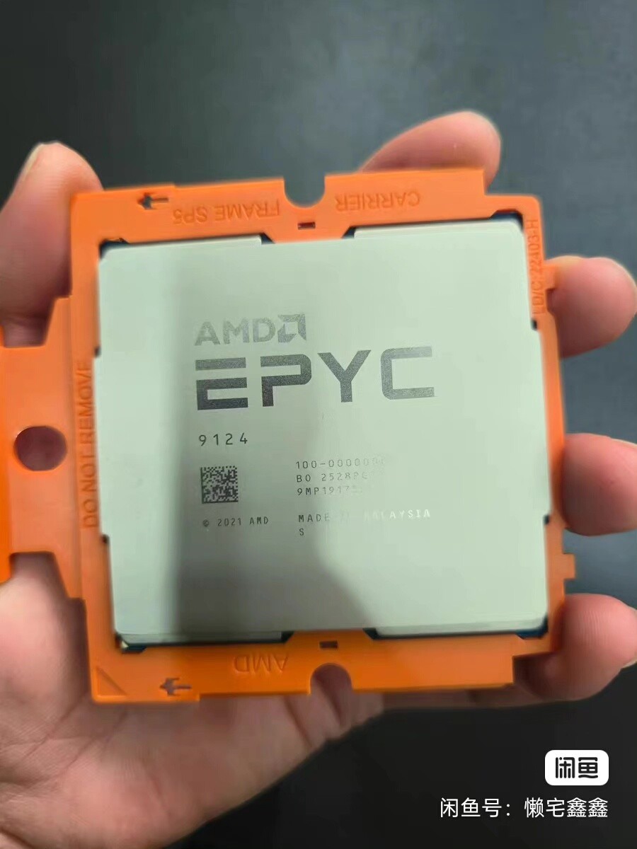 (no lock) AMD EPYC Genoa 9124 CPU processor 16 core 32 thread 3.0GHz-3.6GHz 200W