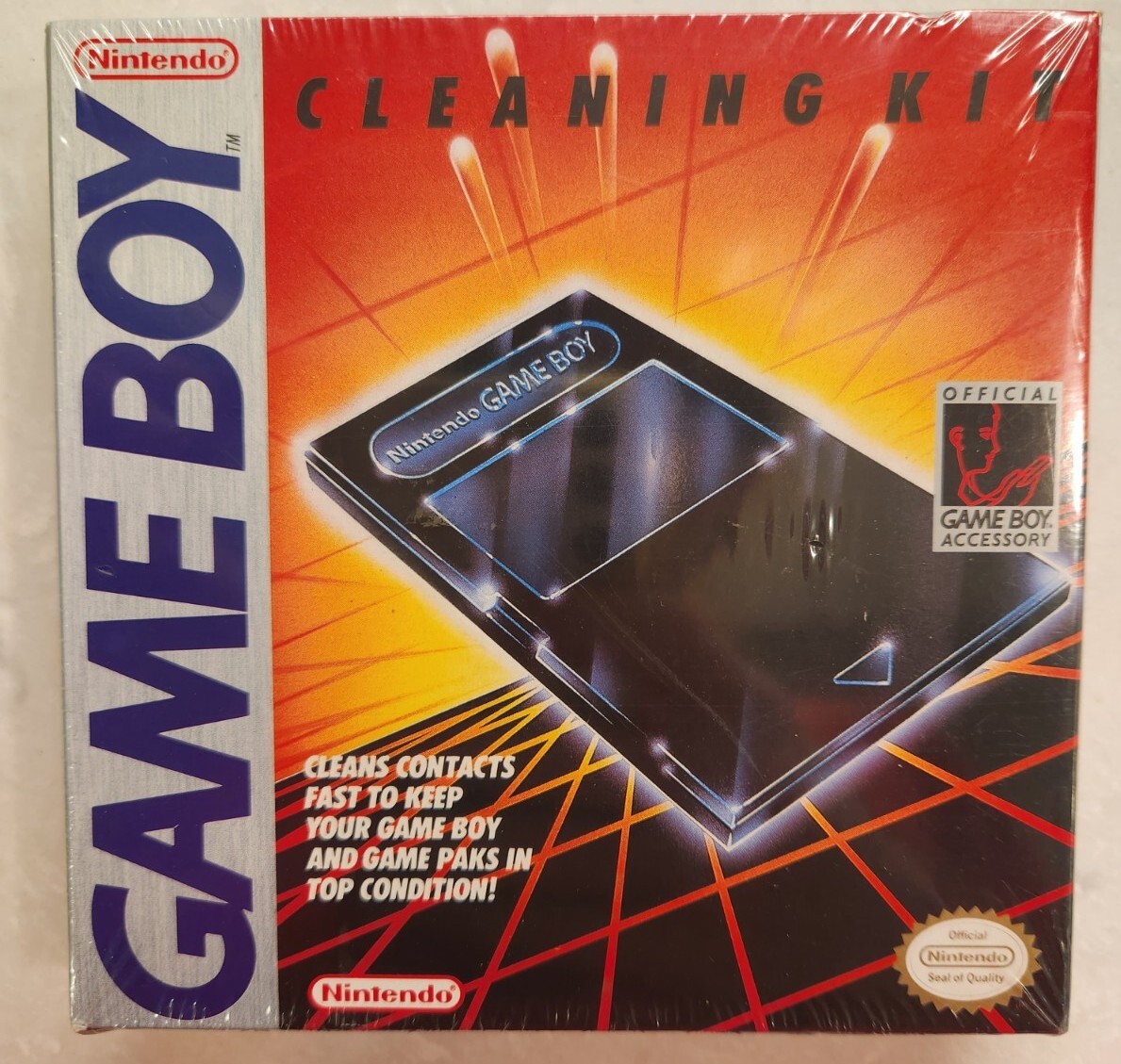 Gameboy Cleaning Kit BRAND NEW Factory Sealed in Shrink Official 1990 Nintendo