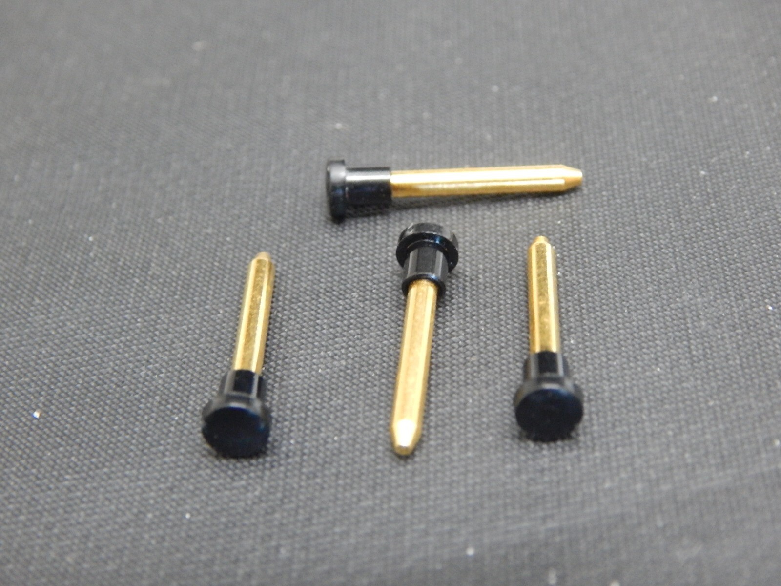 SCHURTER 0040.1061 TEST PROBE PS 6.3A BLACK/GOLD - LOT OF 4 - USA FAST SHIPPING