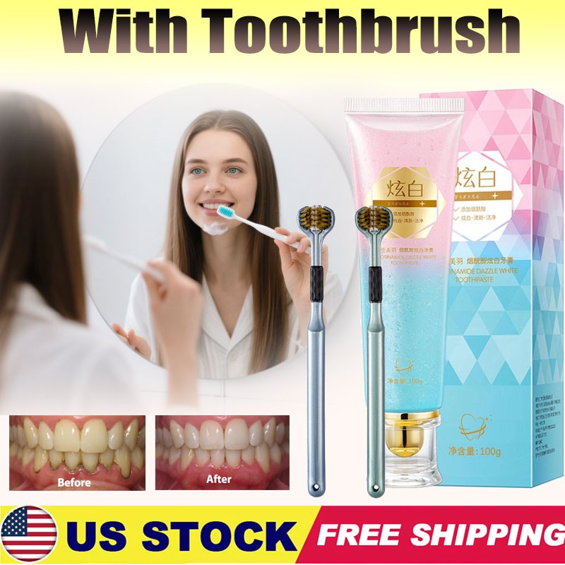 Niacinamide Whitening Toothpaste,Natural Niacinamide Toothpaste,Teeth Whitening