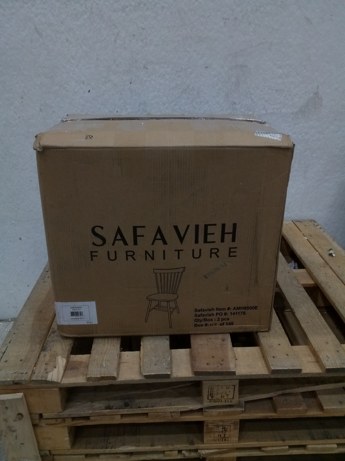 Safavieh PARKER SPINDEL SIDE CHAIR, Reduced Price 2172723990 AMH8500E