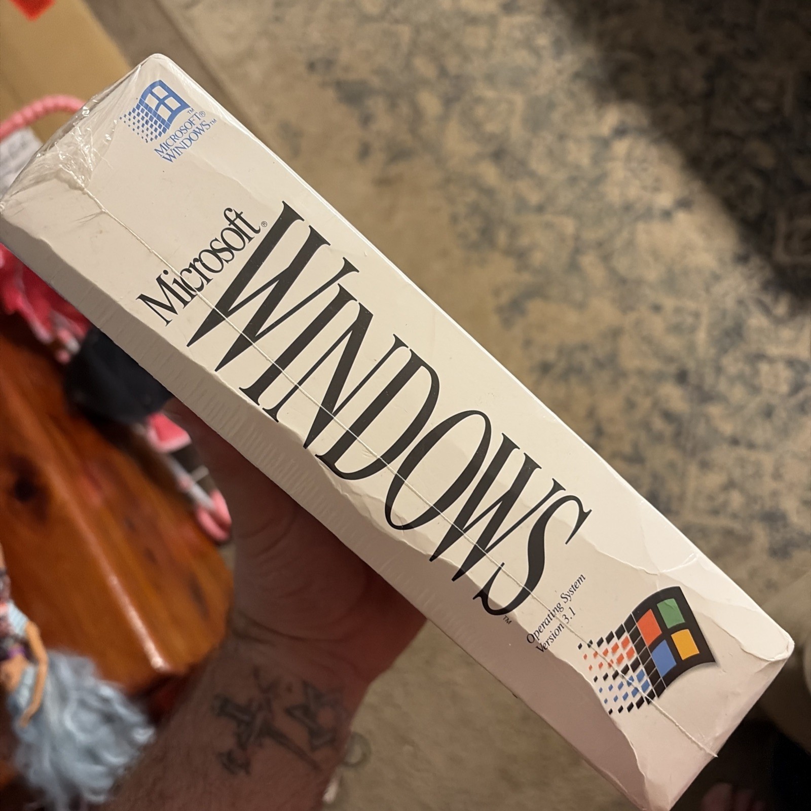 Vintage Microsoft Windows Operating System Ver 3.1 - 3.5 Inch Disk 1994 Sealed