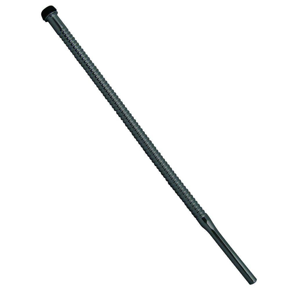 3/8 In. X 15 In. Corrugated Riser for Faucet and Toilet, Oil Rubbed Bronze