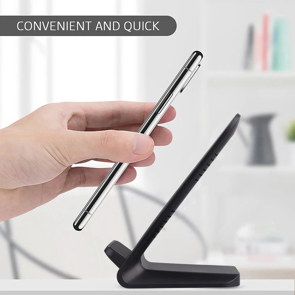 30W Wireless Charger Charging Stand Dock For Samsung iPhone Android Cell Phone